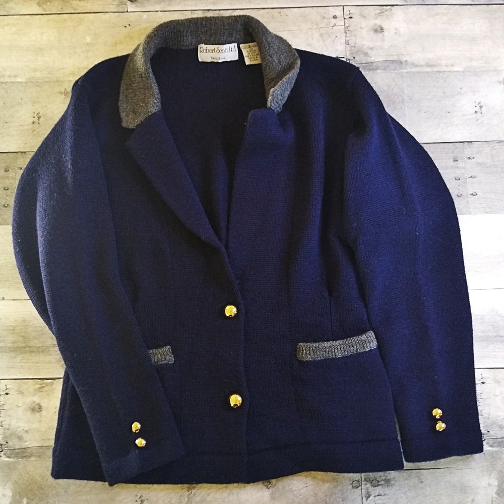 Robert Scott LTD 100% Wool Sweater